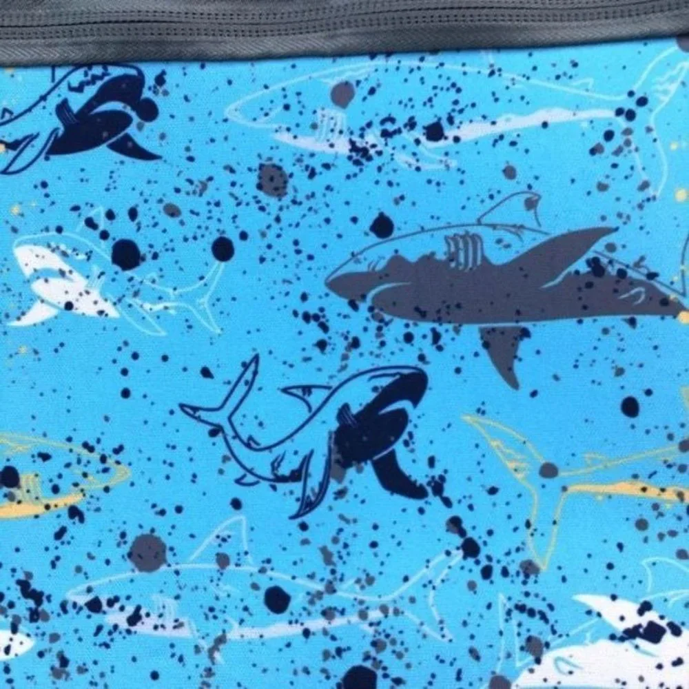 Shark Print Laptop Case Bag New